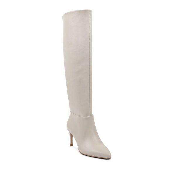 NWT BCBGENERATION Womens Ivory Pointed Toe Stiletto Dress Boots 6 - Picture 1 of 2